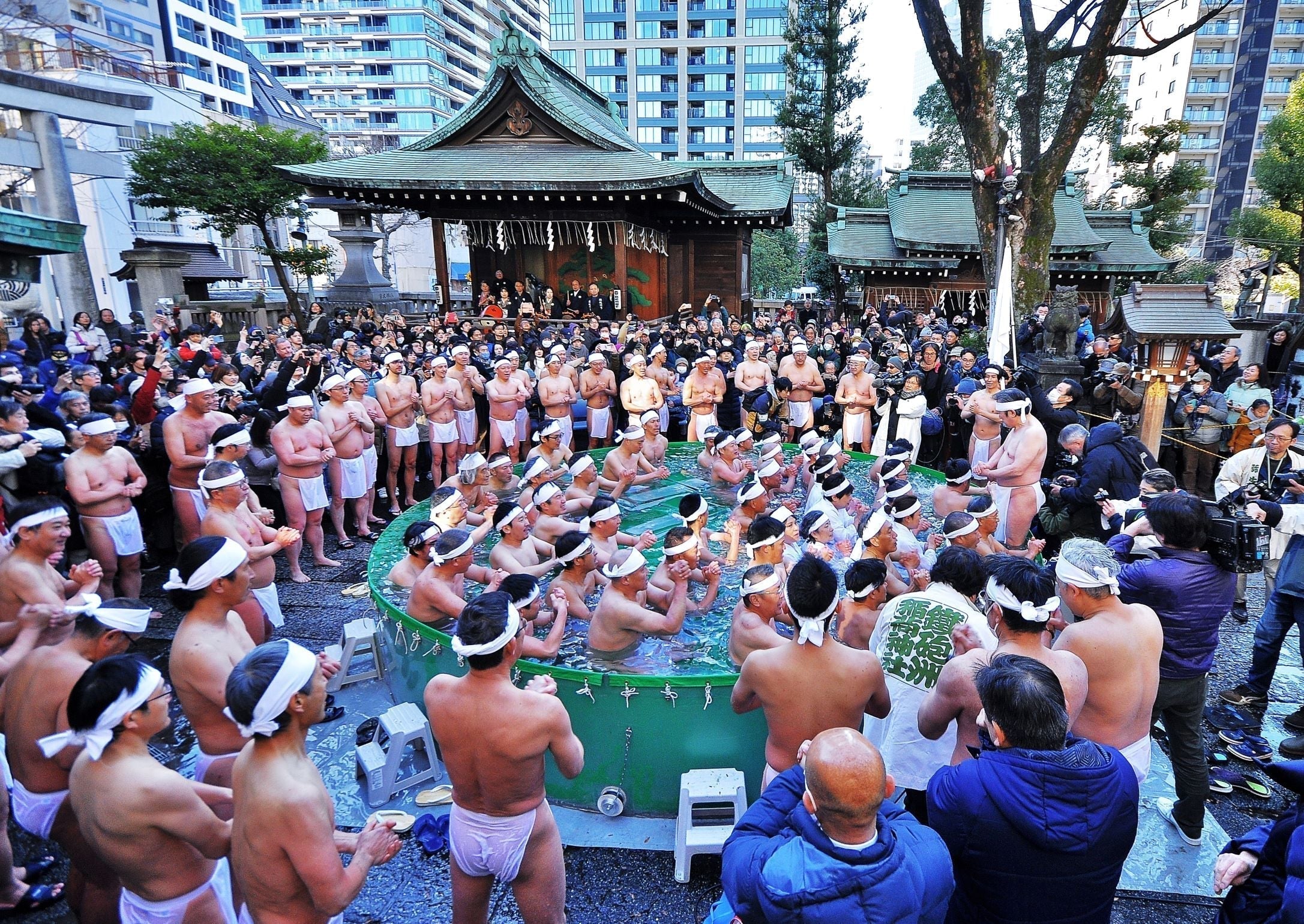 第71回 鐵砲洲稲荷神社寒中水浴大会「寒中禊」