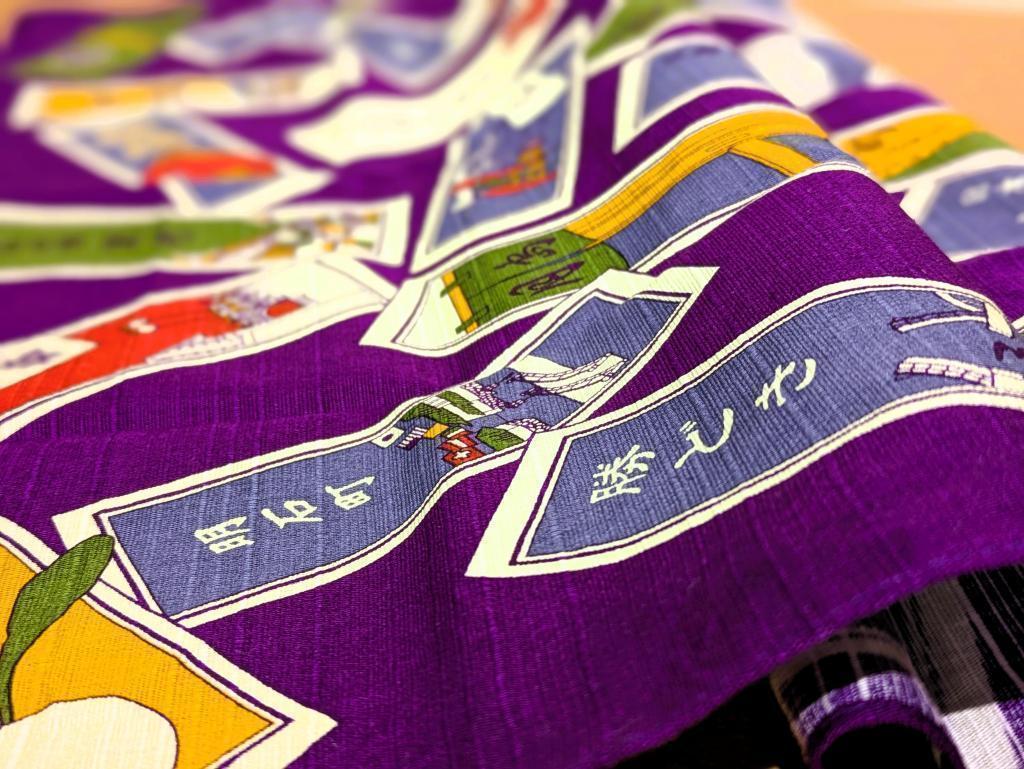 中央区観光情報センター　「千社札ふろしきグッズ名刺入れ」【第2回中央区推奨土産品】