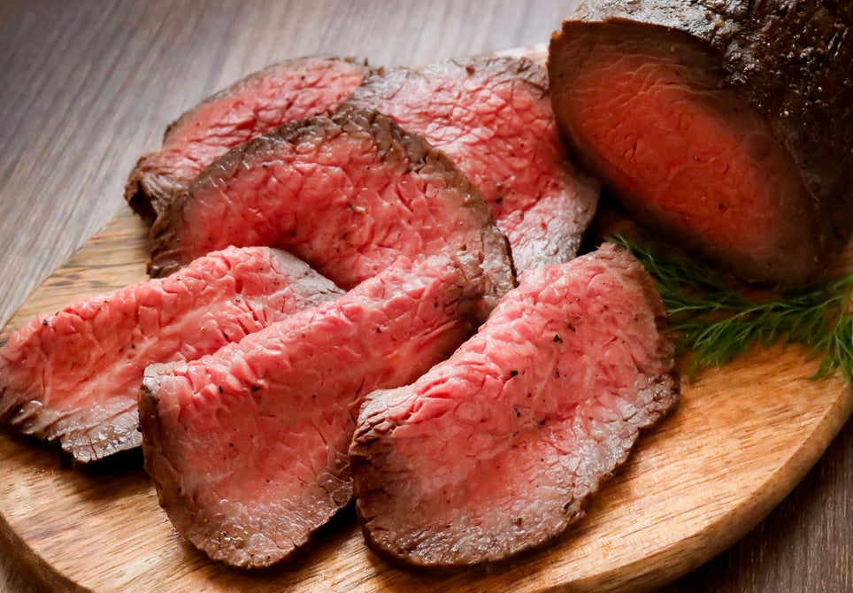 肉のたかさご佃本店　「たかさごの黒毛和牛ローストビーフ」【第2回中央区推奨土産品】