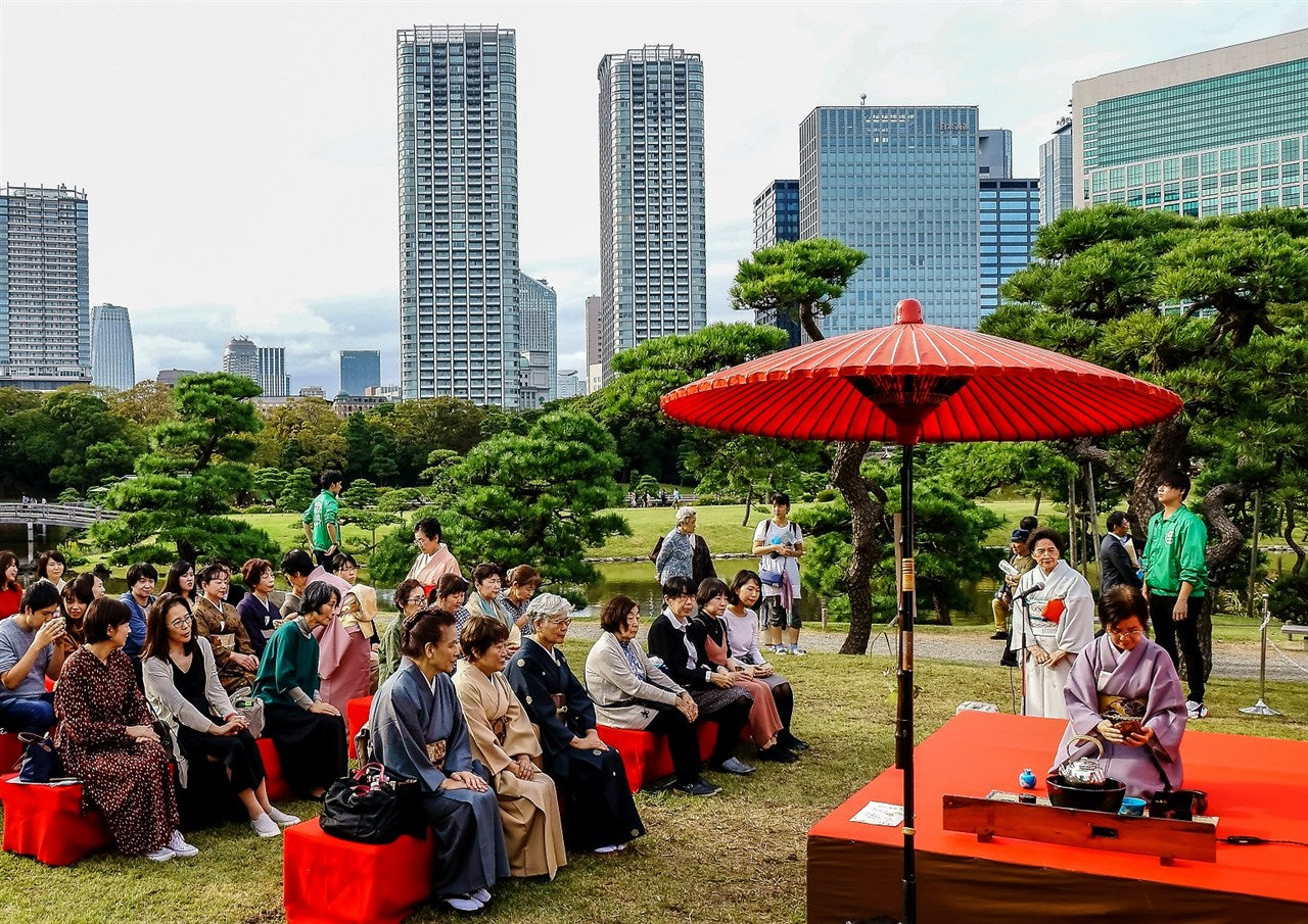 令和の茶会は浜御殿