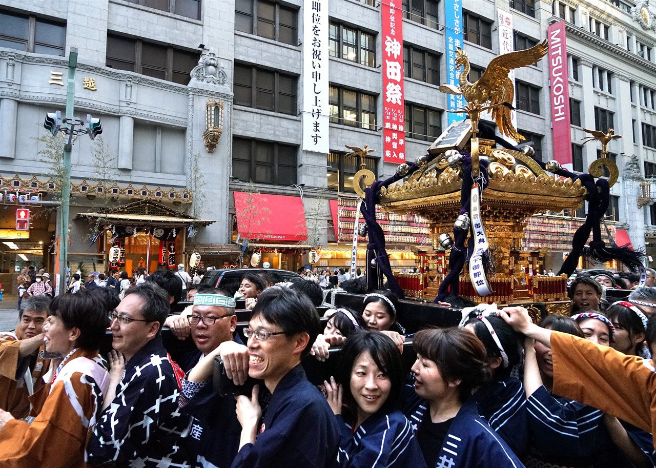 神輿でワンチーム